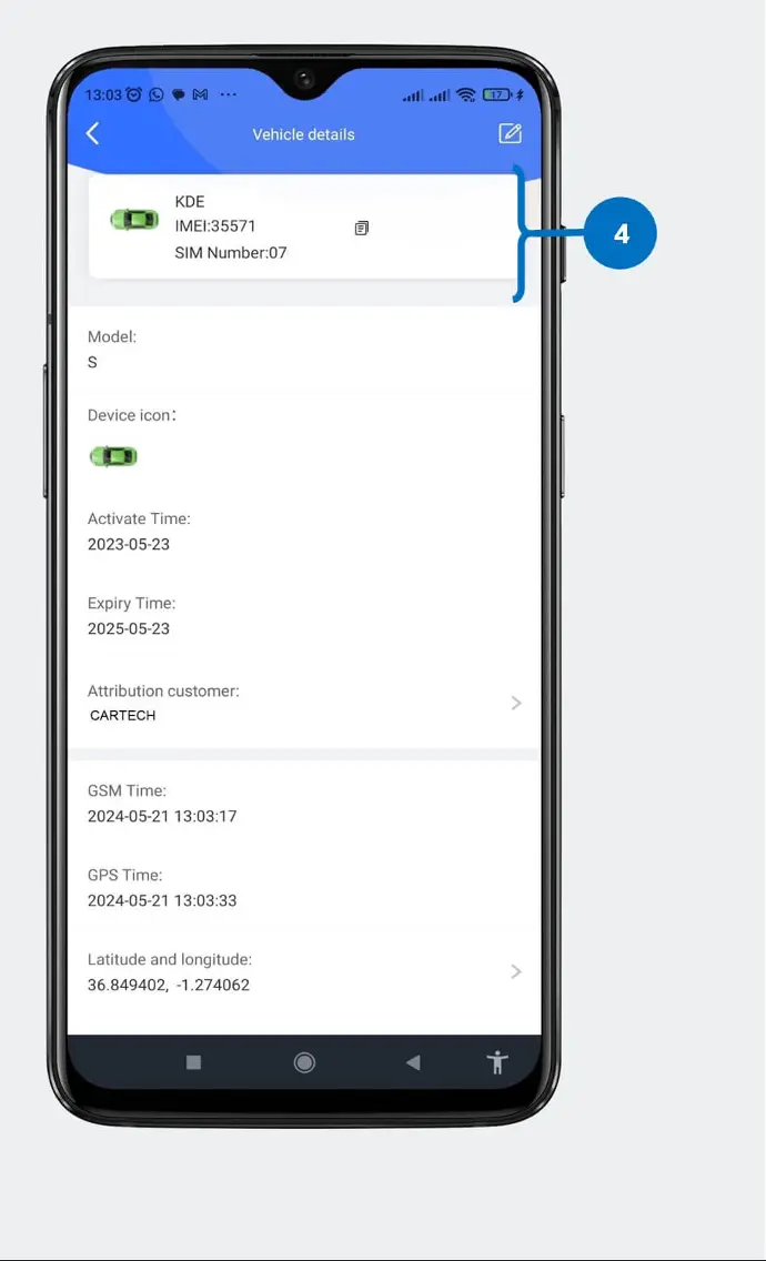 4.0 Vehicle Details Vehicle details CarTech Telematics Premium Car Tracking system Kenya car tracker app Kenya car tracking website Nairobi