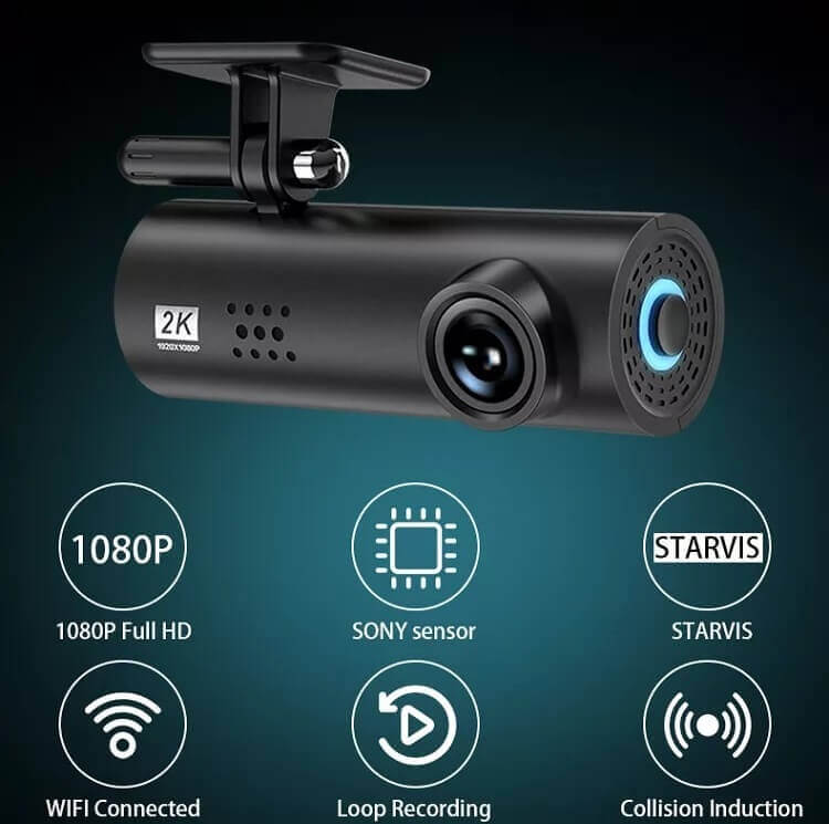 2K WiFi Car Dash Cam in Kenya WiFi AP Hotspot Phone App Full HD Night Vision Dash cam for car quick features 1080 Full HD Crystal clear images
