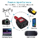 The 150W 12V DC to AC car inverter is the perfect solution for powering and charging your AC devices on the go