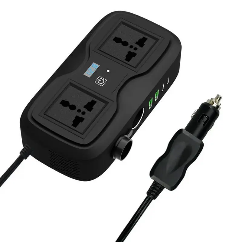 Car Inverter 200W DC to AC Power Converter with USB ports and Type C USB Port to Type C in Kenya 2.webp