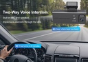 4G Dual Lens Dash Cam SIM Card GPS Radar 4MP Front Inside Ucon App in Kenya two way voice intercom dash cam in Kenya