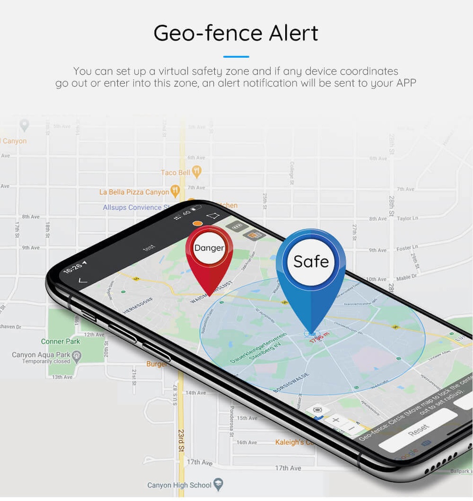 Geo Fence Alerts Car Tracker in kenya Phone App